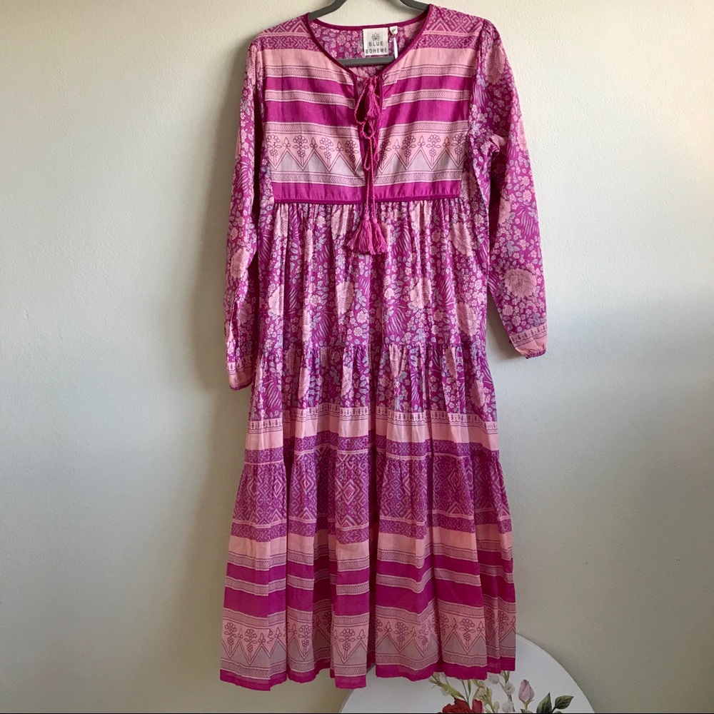 Blue Boheme Indian Gauze Kayla dress